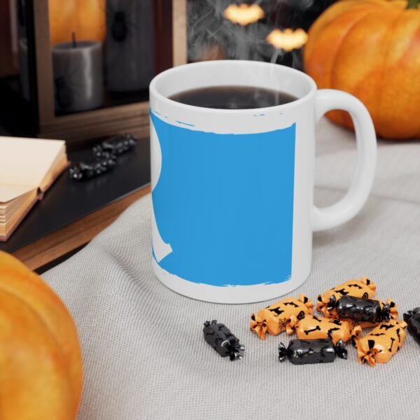 Blue R Ceramic Coffee Cups, 11oz, 15oz - Image 7