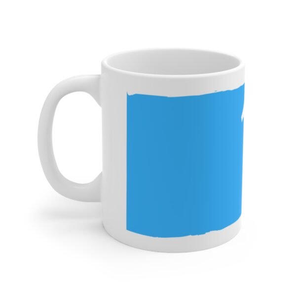 Blue I Ceramic Coffee Cups, 11oz, 15oz - Image 2