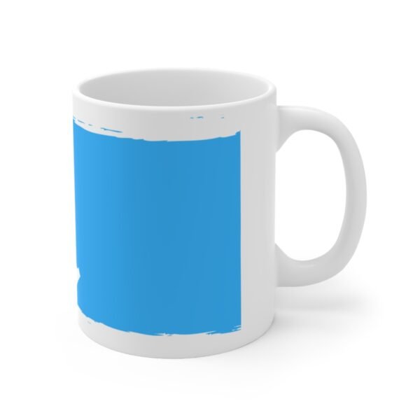 Blue I Ceramic Coffee Cups, 11oz, 15oz - Image 3