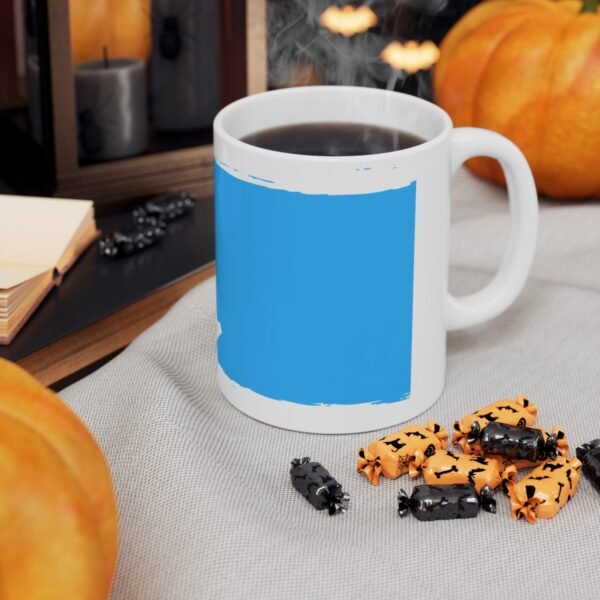 Blue I Ceramic Coffee Cups, 11oz, 15oz - Image 7