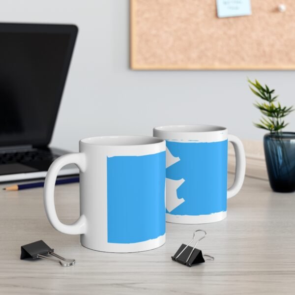 Blue G Ceramic Coffee Cups, 11oz, 15oz - Image 5