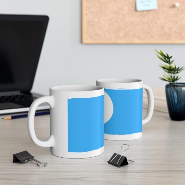 Blue O Ceramic Coffee Cups, 11oz, 15oz - Image 5