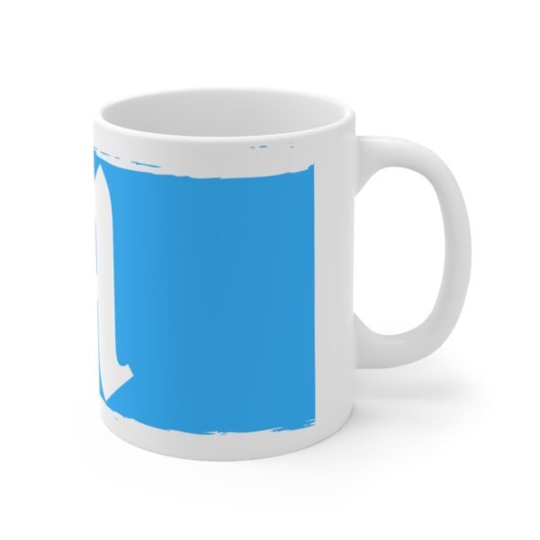 Blue H Ceramic Coffee Cups, 11oz, 15oz - Image 3