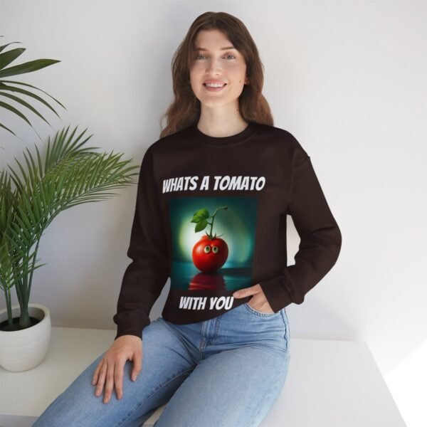 Tomato joke Crewneck Sweatshirt - Image 121
