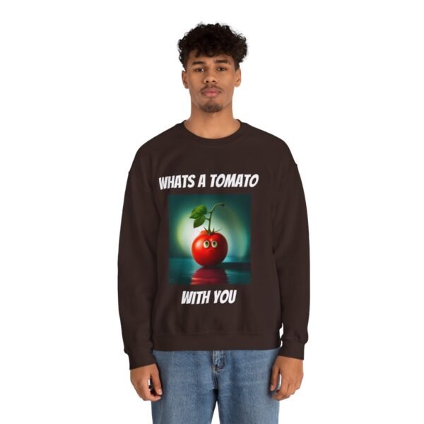 Tomato joke Crewneck Sweatshirt - Image 116