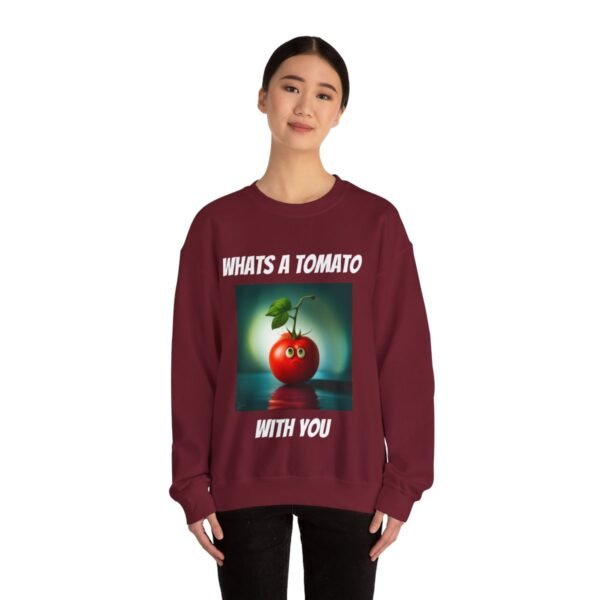Tomato joke Crewneck Sweatshirt - Image 313