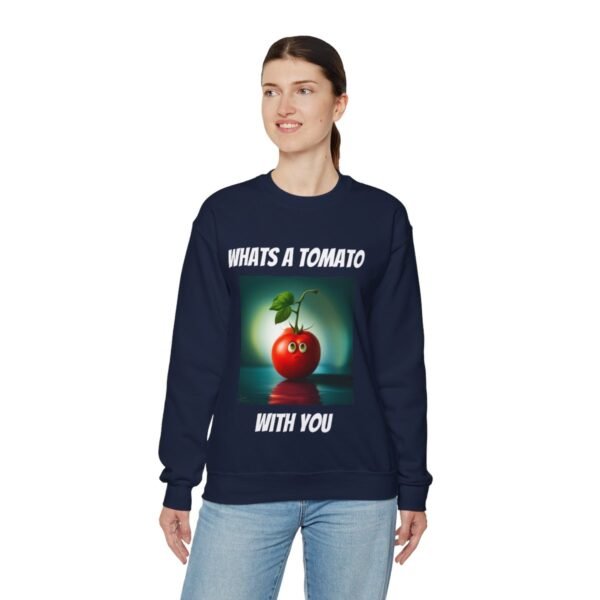 Tomato joke Crewneck Sweatshirt - Image 8