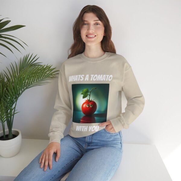 Tomato joke Crewneck Sweatshirt - Image 55
