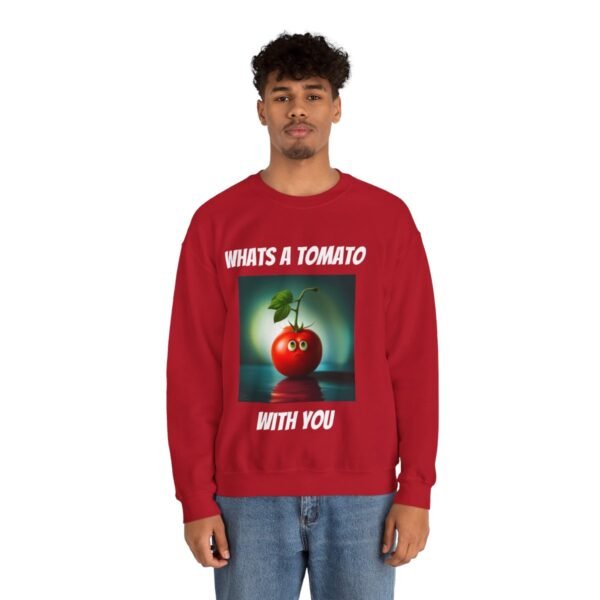 Tomato joke Crewneck Sweatshirt - Image 303