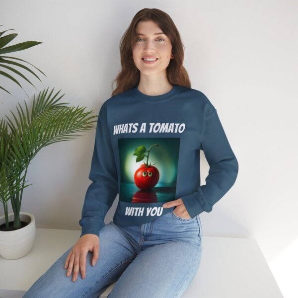 Tomato joke Crewneck Sweatshirt - Image 220