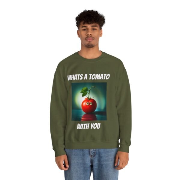 Tomato joke Crewneck Sweatshirt - Image 138
