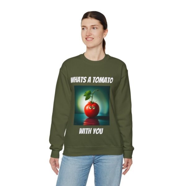 Tomato joke Crewneck Sweatshirt - Image 140
