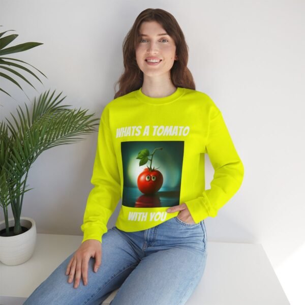 Tomato joke Crewneck Sweatshirt - Image 132