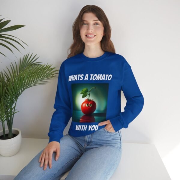 Tomato joke Crewneck Sweatshirt - Image 253