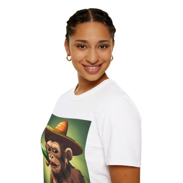 Drunken Monkey Unisex Softstyle T-Shirt - Image 22