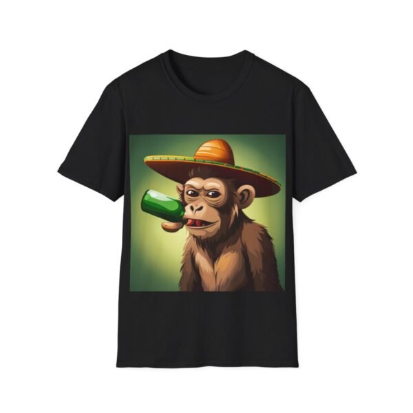 Drunken Monkey Unisex Softstyle T-Shirt - Image 26