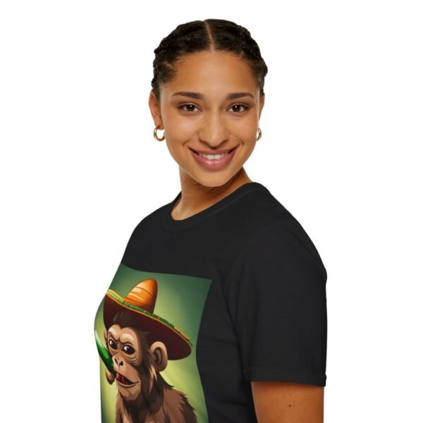 Drunken Monkey Unisex Softstyle T-Shirt - Image 34