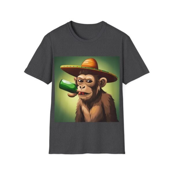 Drunken Monkey Unisex Softstyle T-Shirt - Image 74