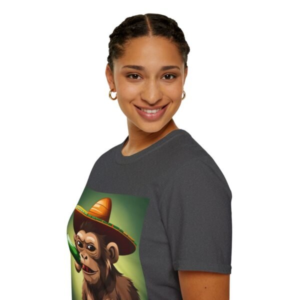 Drunken Monkey Unisex Softstyle T-Shirt - Image 82