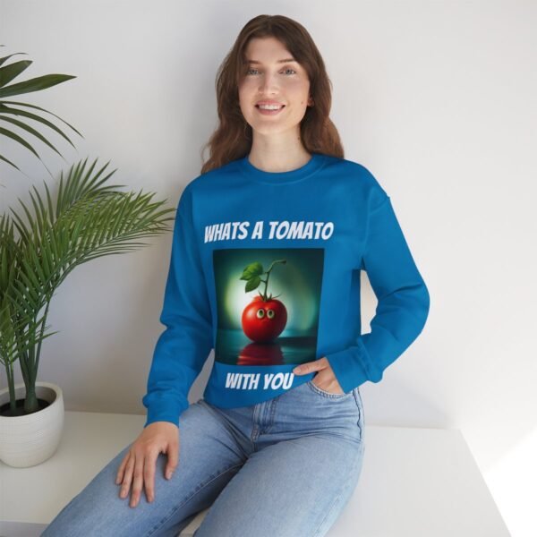 Tomato joke Crewneck Sweatshirt - Image 231