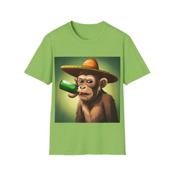 Drunken Monkey Unisex Softstyle T-Shirt - Image 38