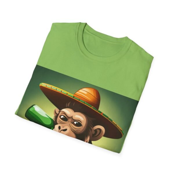 Drunken Monkey Unisex Softstyle T-Shirt - Image 41
