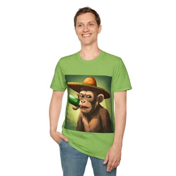 Drunken Monkey Unisex Softstyle T-Shirt - Image 44