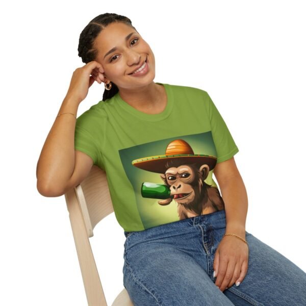 Drunken Monkey Unisex Softstyle T-Shirt - Image 59