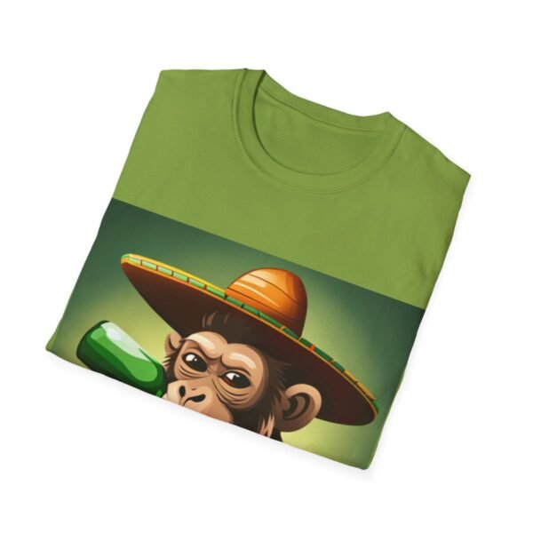 Drunken Monkey Unisex Softstyle T-Shirt - Image 53