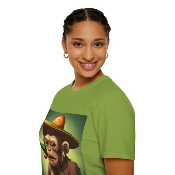Drunken Monkey Unisex Softstyle T-Shirt - Image 58