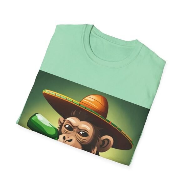 Drunken Monkey Unisex Softstyle T-Shirt - Image 65