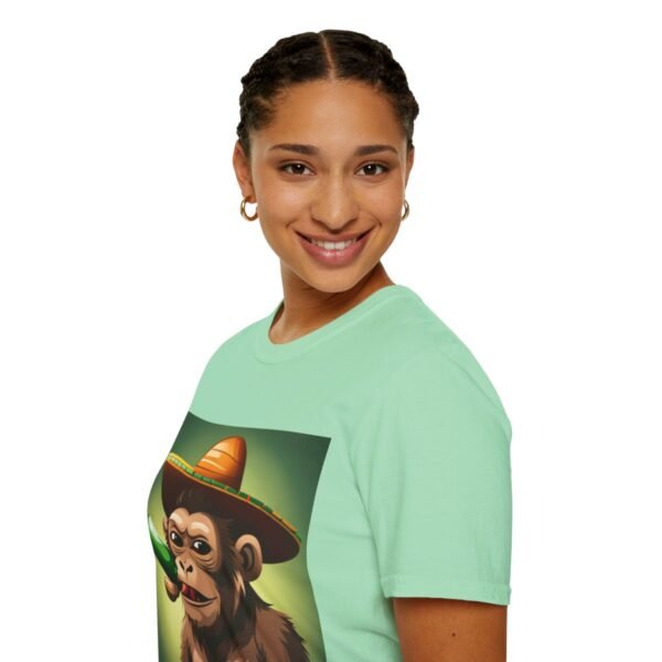 Drunken Monkey Unisex Softstyle T-Shirt - Image 70