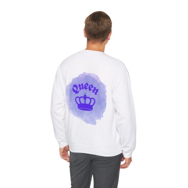 Unisex Heavy Blend™ QUEEN Crewneck Sweatshirt - Image 7