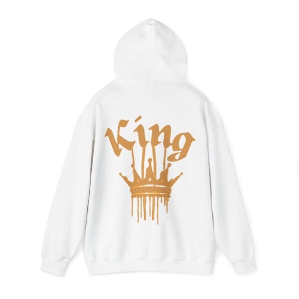 Unisex Heavy Blend™ KING ( Gold off sleeve) hoodie. - Image 7