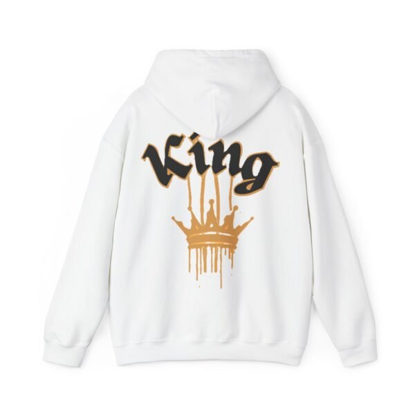 Unisex Heavy Blend™ KING (Black off sleeve) hoodie. - Image 3