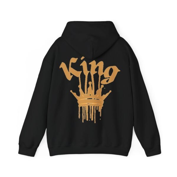 Unisex Heavy Blend™ KING ( Gold off sleeve) hoodie. - Image 3