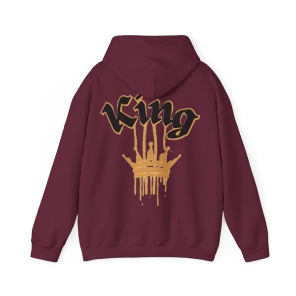 Unisex Heavy Blend™ KING (Black off sleeve) hoodie. - Image 18