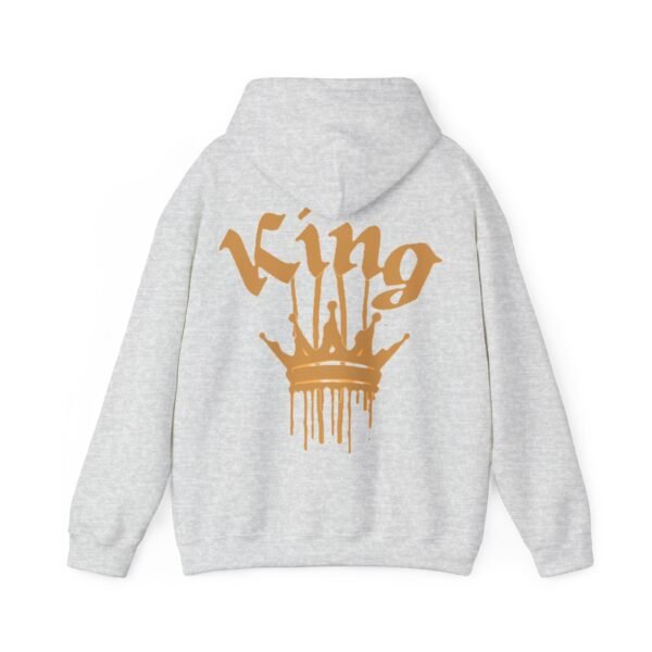 Unisex Heavy Blend™ KING ( Gold off sleeve) hoodie. - Image 10
