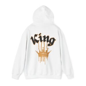 Unisex Heavy Blend™ KING (Black off sleeve) hoodie.