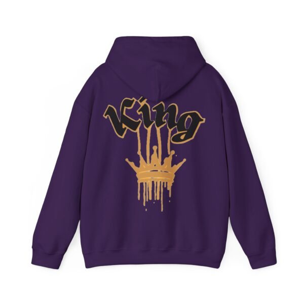 Unisex Heavy Blend™ KING (Black off sleeve) hoodie. - Image 30