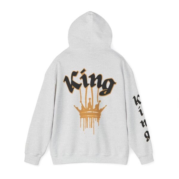 Unisex Heavy Blend™ KING (Black on sleeve) hoodie. - Image 7