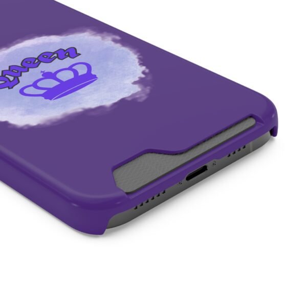 QUEEN Phone Case With Card Holder - Image 2