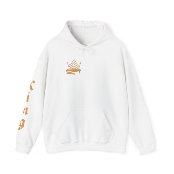 Unisex Heavy Blend™ KING ( Gold on sleeve) hoodie. - Image 5