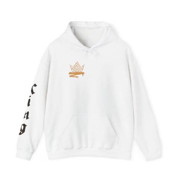 Unisex Heavy Blend™ KING (Black on sleeve) hoodie. - Image 2