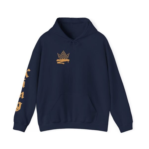 Unisex Heavy Blend™ KING ( Gold on sleeve) hoodie. - Image 25