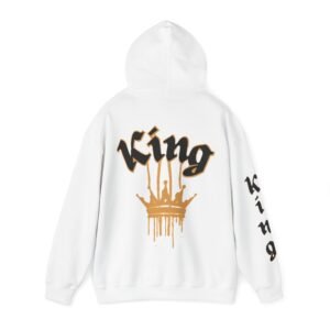 Unisex Heavy Blend™ KING (Black on sleeve) hoodie.