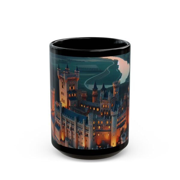 Castle, Black Mug - Image 6