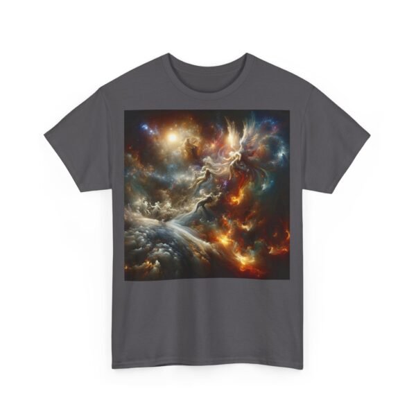 Cosmic Aura/Fallen Angel Unisex Heavy Cotton Tee (Front) - Image 48