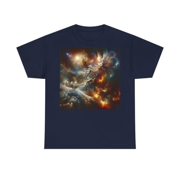 Cosmic Aura/Fallen Angel Unisex Heavy Cotton Tee (Front) - Image 51