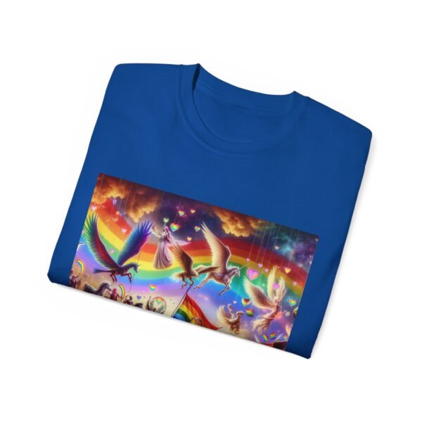 Colorful Rainbow Fantasy Tee, Unisex T-Shirt for Summer, LGBTQ Pride Apparel, Gift for Unicorn Lovers, Festival Fashion - Image 52